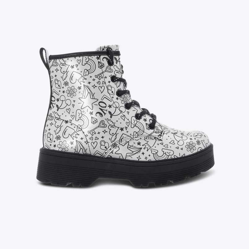 SKECHERS Cipele gravlen hi doodle down GP - 303408L-SLBK#30