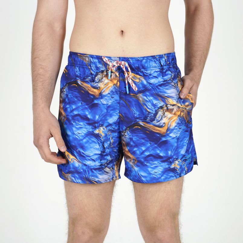 ARENA Šorc men's arena water prints beach short ao M - 007159-710