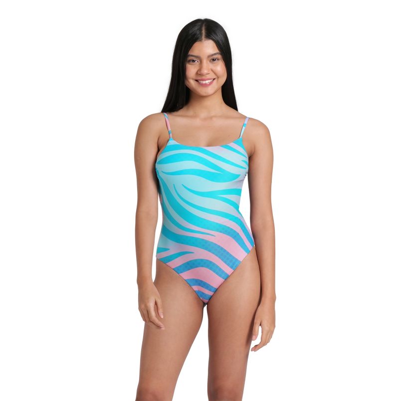 ARENA Kupaći kostim women's arena water prints swimsuit W - 009398-801#S