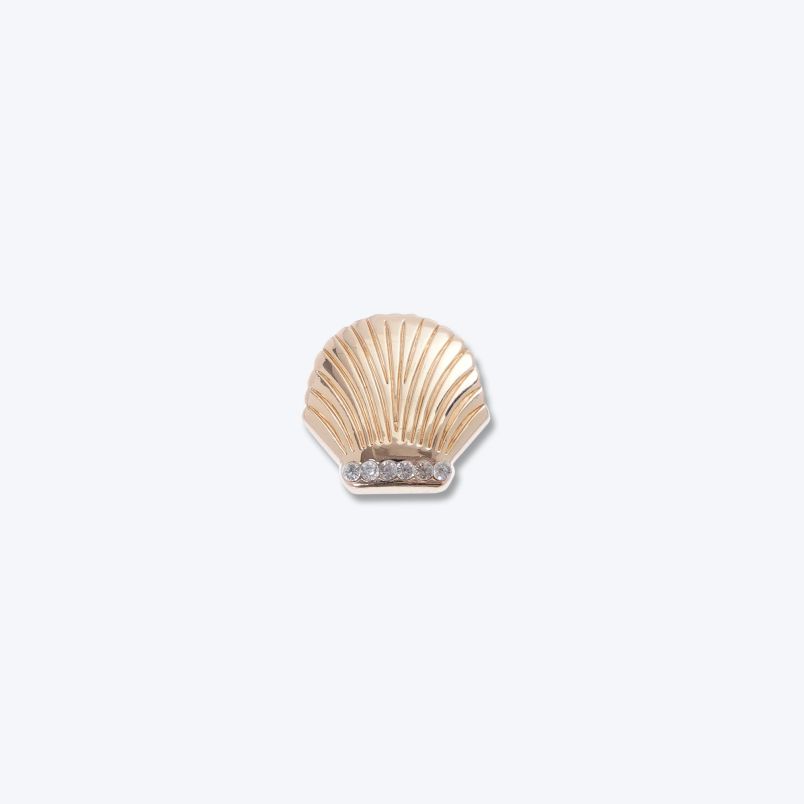 CROCS Bedž gold seashell U - 10008245