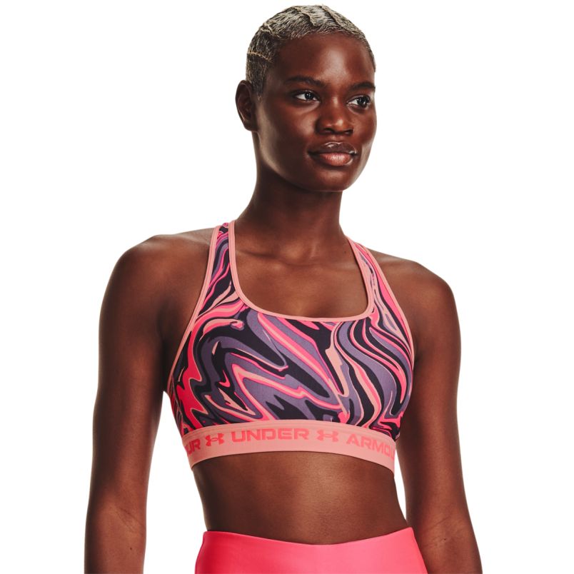 UNDER ARMOUR Top ua crossback mid print W - 1361042-603#XS
