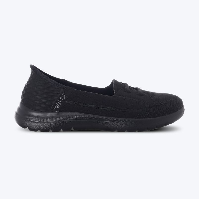 SKECHERS Patike slip-ins on-the-go flex top notch W - 136543-BBK