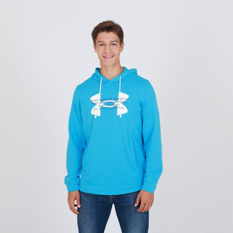 DUKS SA KAPULJACOM UA RIVAL TERRY LOGO HOODIE M - 1373382-419