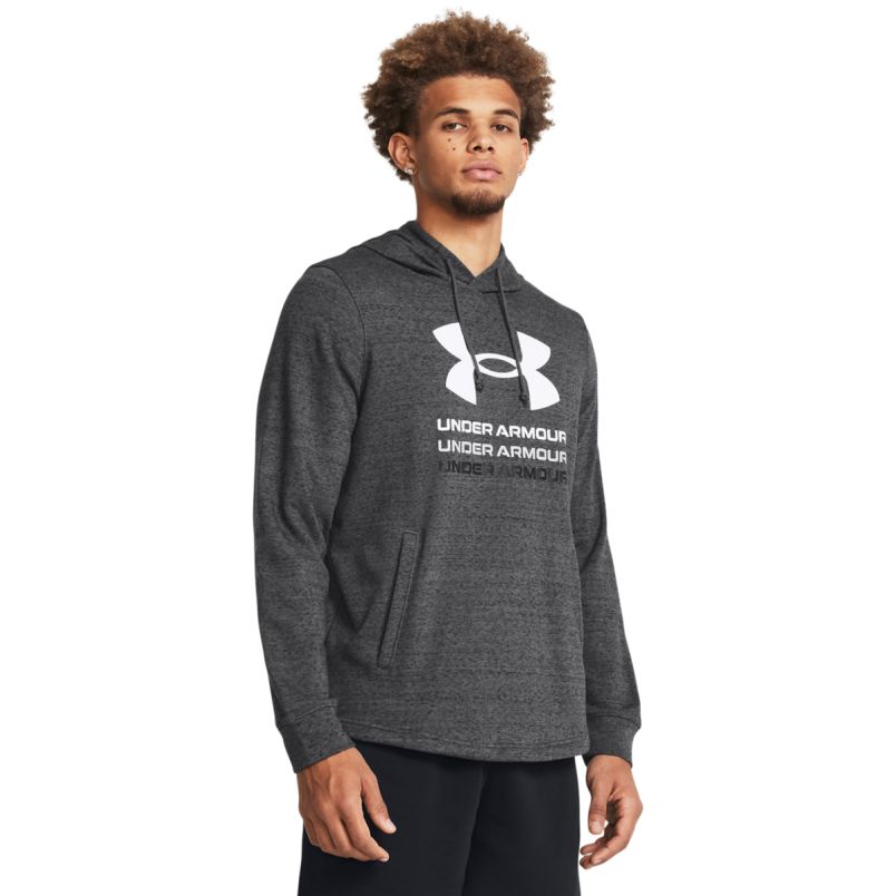 UNDER ARMOUR Duks sa kapuljačom ua rival terry graphic hood M - 1386047-025
