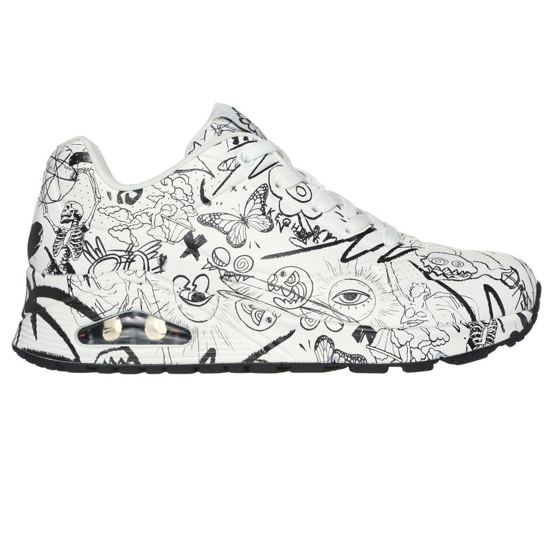 SKECHERS Patike uno process sketch W - 177972-WBK