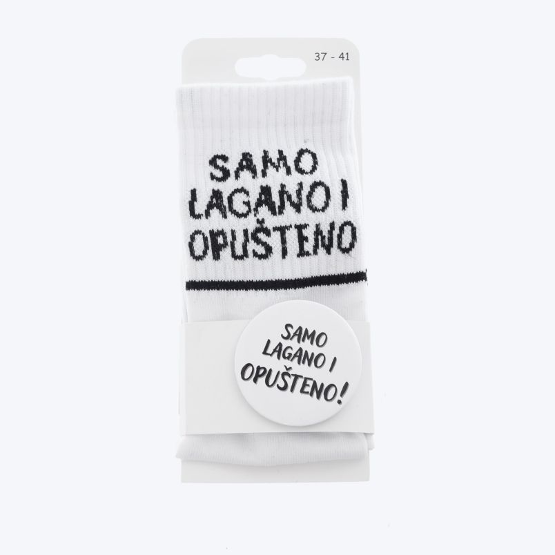 KEVA SI Čarape samo lagano i opusteno 3741 W - 200KEVASI#3741