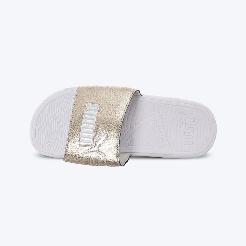 PUMA Papuče cat 2.0 metallic shine W - 395395-01#37