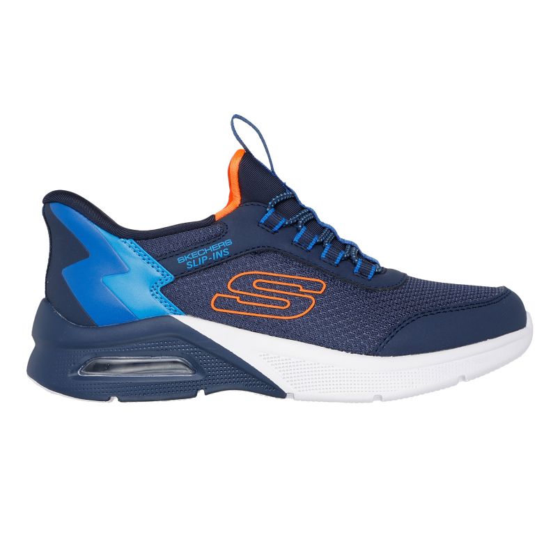 SKECHERS Patike slip-ins microspec max brisk-stripe BP - 403890L-NVBL