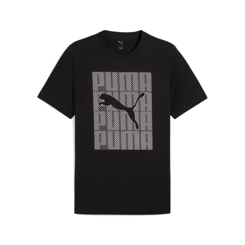PUMA Majica kratak rukav graphics puma wording tee M - 684825-01#S