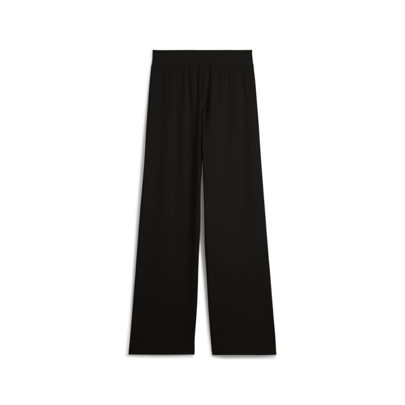 PUMA Donji deo trenerke ess elevated high-waist straight leg rib pant W - 685025-01