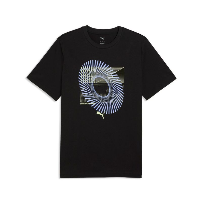PUMA Majica kratak rukav graphic circular tee M - 691778-01#L