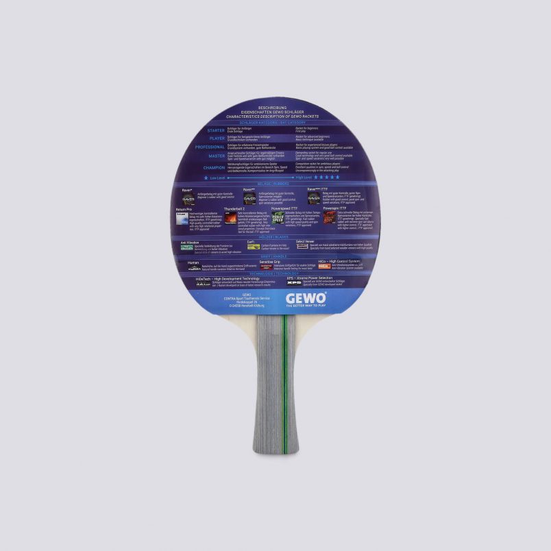 GEWO Reket za stoni tenis hobby rave begginer U - 8600