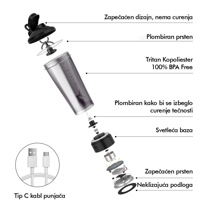 RING Električni proteinski šejker - BLNDBUDDY-1