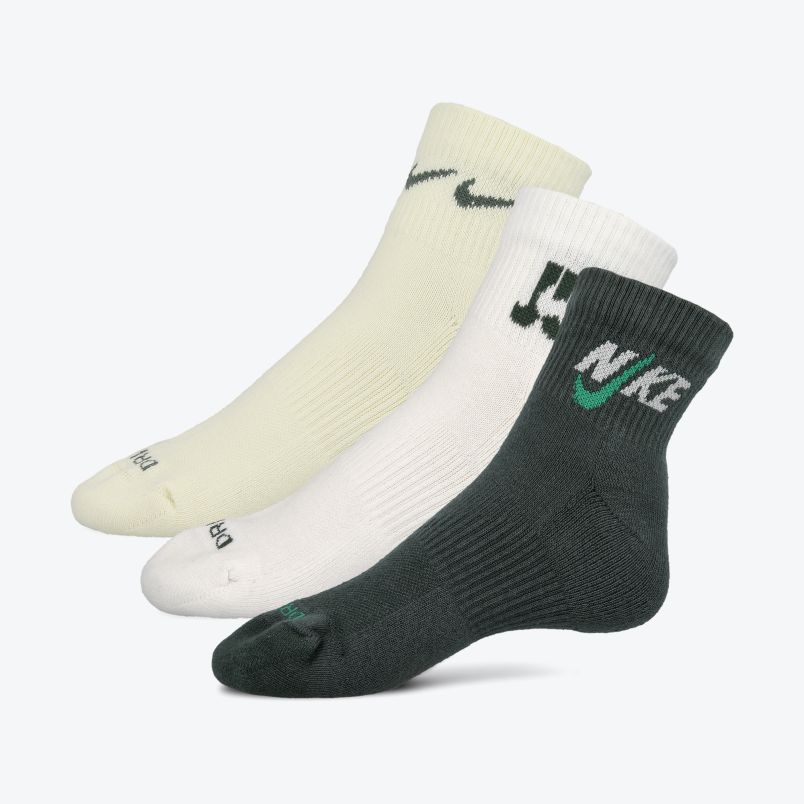 NIKE Čarape nk everyday plus cush ankle 3pr - 144 gfx U - DH3827-901