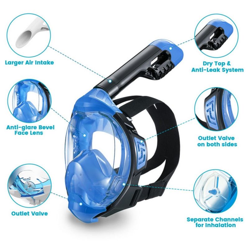 BLUE REEF Maska full face goggle U - EK ADULTS