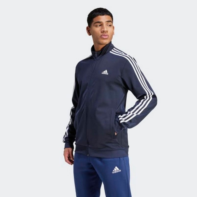 ADIDAS Duks essentials warm-up 3-stripes track jacket M - H46100
