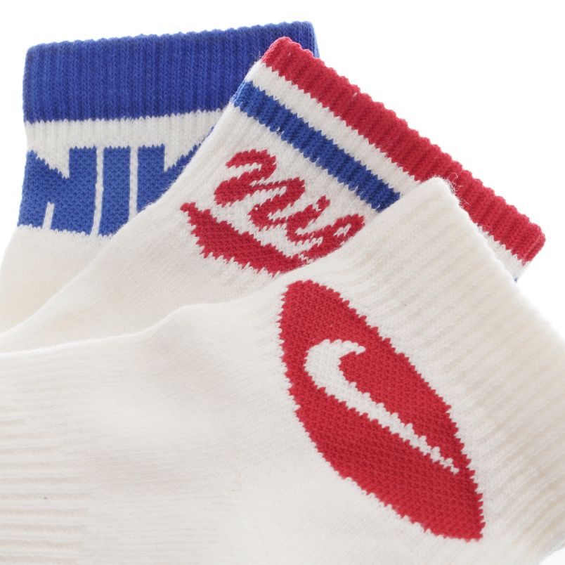 NIKE Čarape nk ed pls ankl 3p lfestl U - HJ9340-901#XL