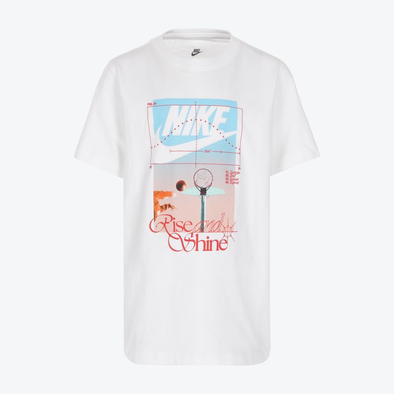 NIKE Majica kratak rukav nsw tee rise and shine BG - II0385-100#L