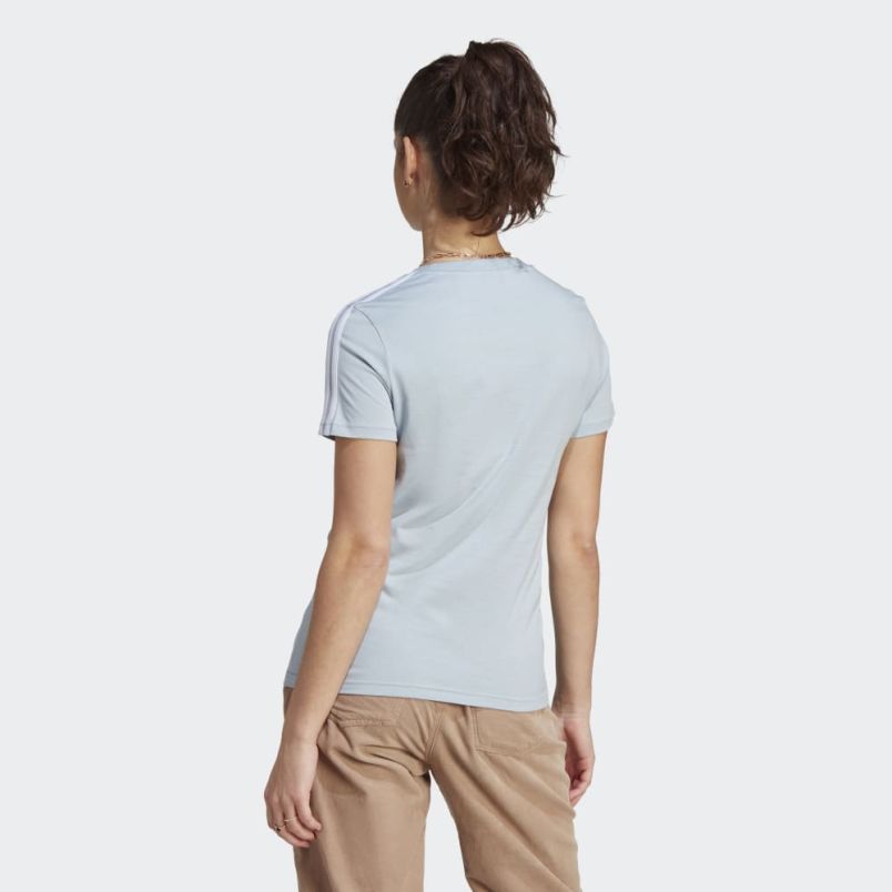 ADIDAS Majica kratak rukav essentials slim 3-stripes t-shirt W - IM2788