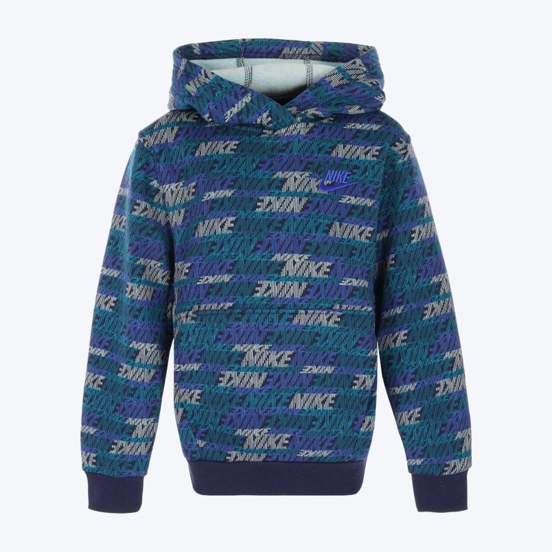 NIKE Duks sa kapuljačom nsw club flc po hdy aop BG - IM4938-372#XL