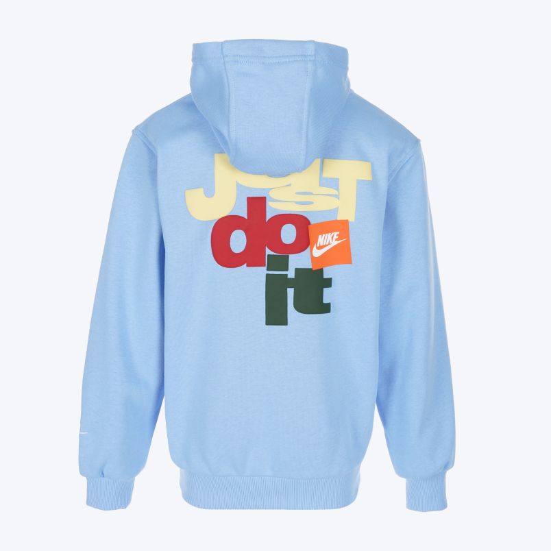 NIKE Duks sa kapuljačom nsw ls ft top club fam BG - IM4939-497#S