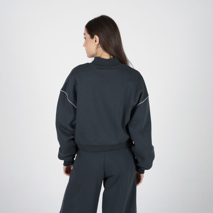 NIKE Duks nsw phnx flc mock neck pe W - IM7490-390#L