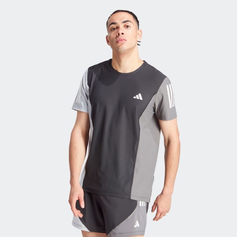 ADIDAS Majica own the run colorblock tee M - IQ3816