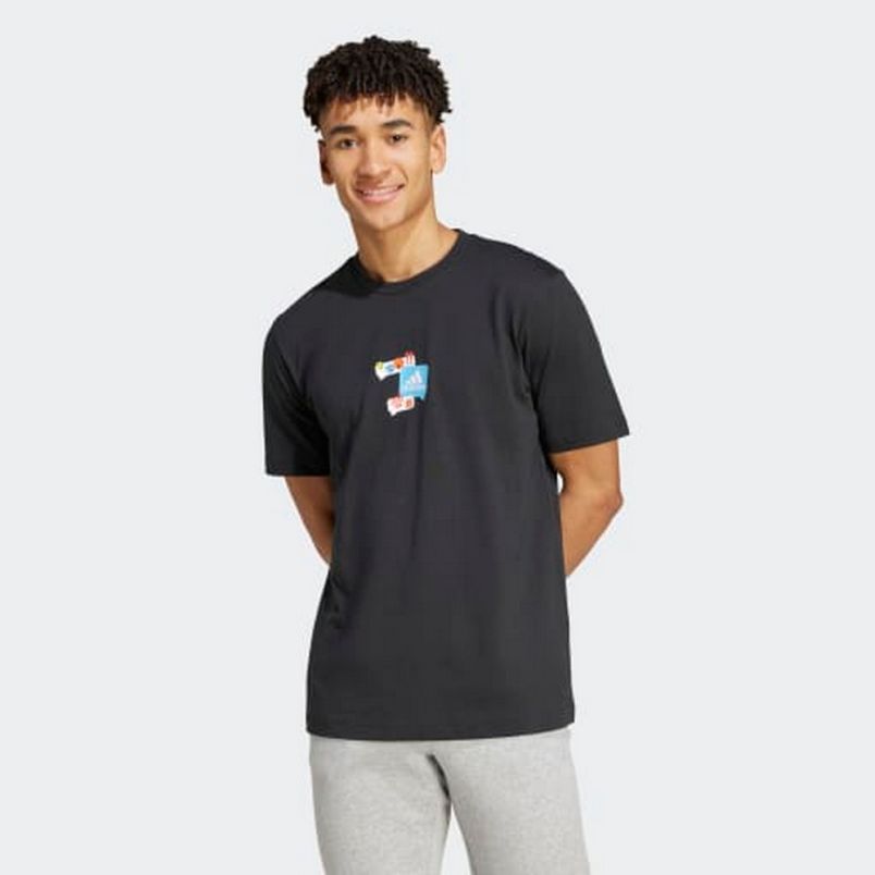 ADIDAS Majica kratak rukav remoji graphic tee M - IW2644