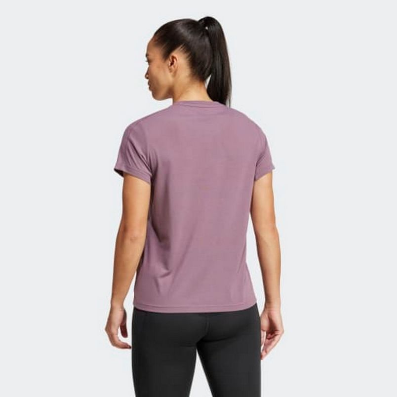 ADIDADS Majica kratak rukav aeroready train ess minimal branding crewneck tee W - IX1010