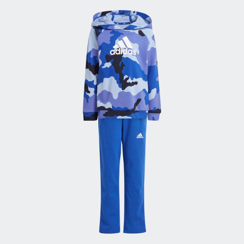 ADIDAS Trenerka essentials allover print hoodie set kids  BT - IY4301