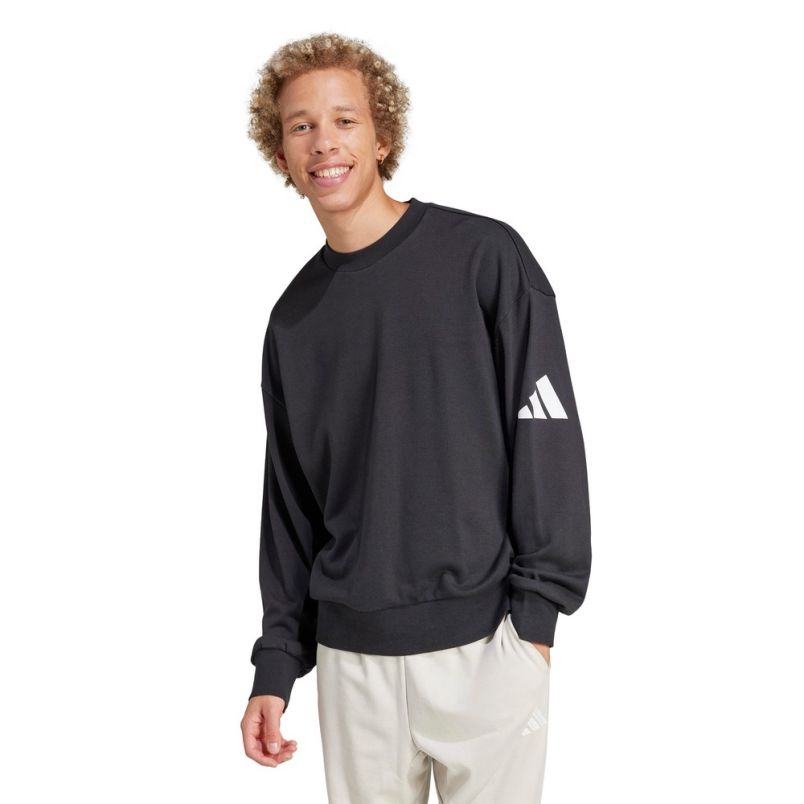 ADIDAS Duks essentials loose fit 3 bar logo sweatshirt M - JF3576#XL