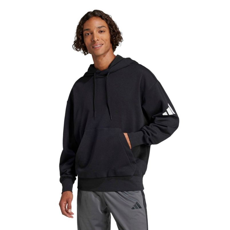 ADIDAS Duks sa kapuljacom essentials loose fit  3 bar logo ft hd M - JF3587#M