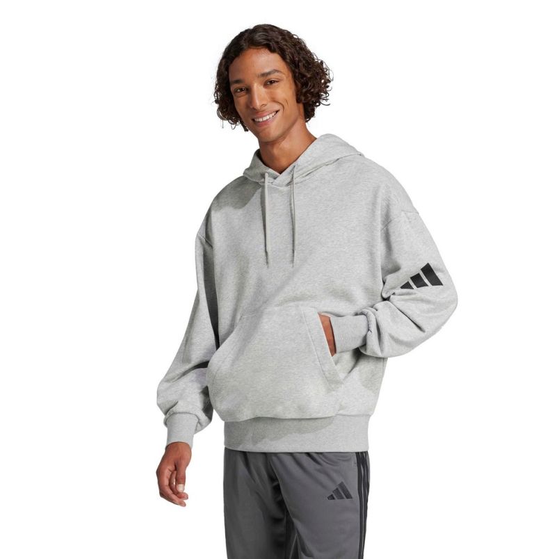 ADIDAS Duks sa kapuljacom essentials loose fit  3 bar logo ft hd M - JF3591#M