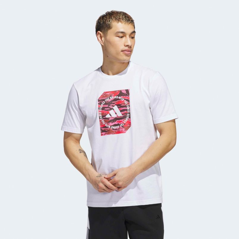 ADIDAS Majica kratak rukav m c camo box t M - JI6763#L