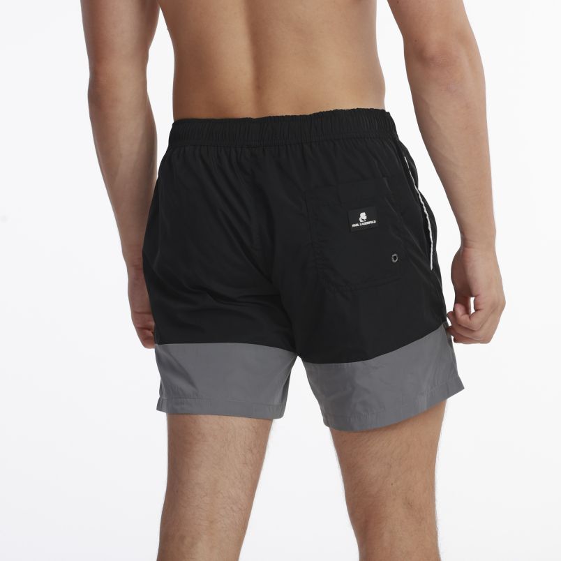 KARL LAGERFELD šorc swim shorts M - KL20MBM02BLACK