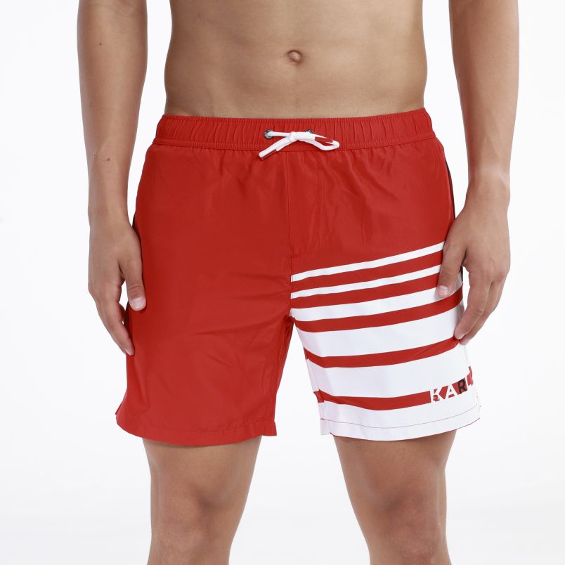 KARL LAGERFELD šorc swim shorts M - KL20MBM03RED