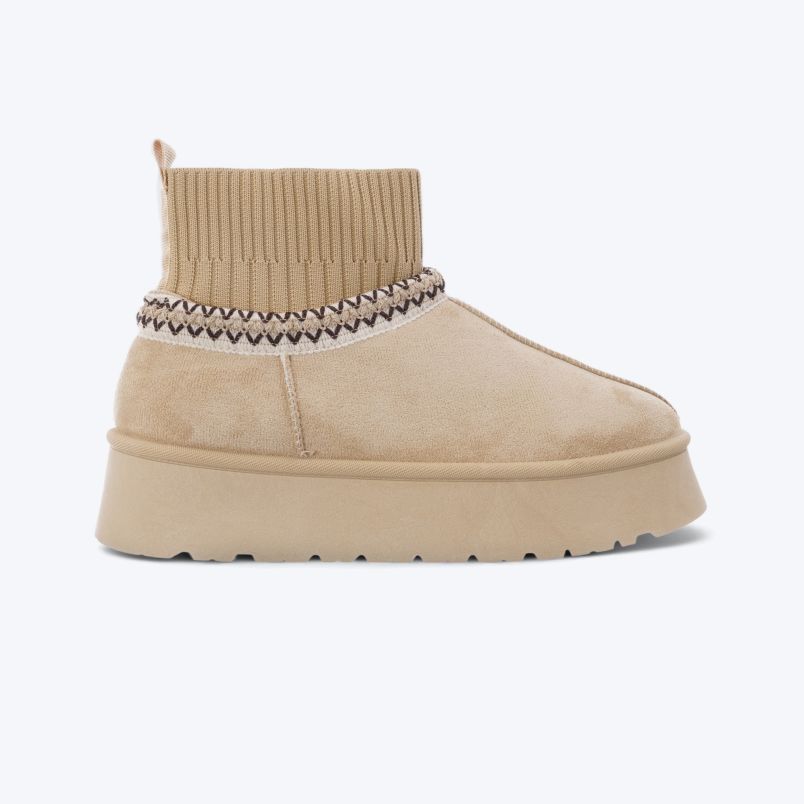 OPPOSITE Čizme lh30076-dk.beige W - LH30076-DK.BEIGE#36