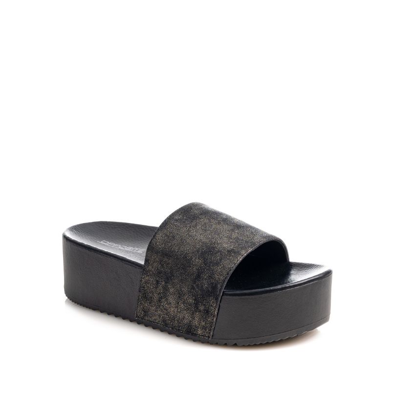OPPOSITE Papuče lp055471-1 blk W - LP055471-1 BLK