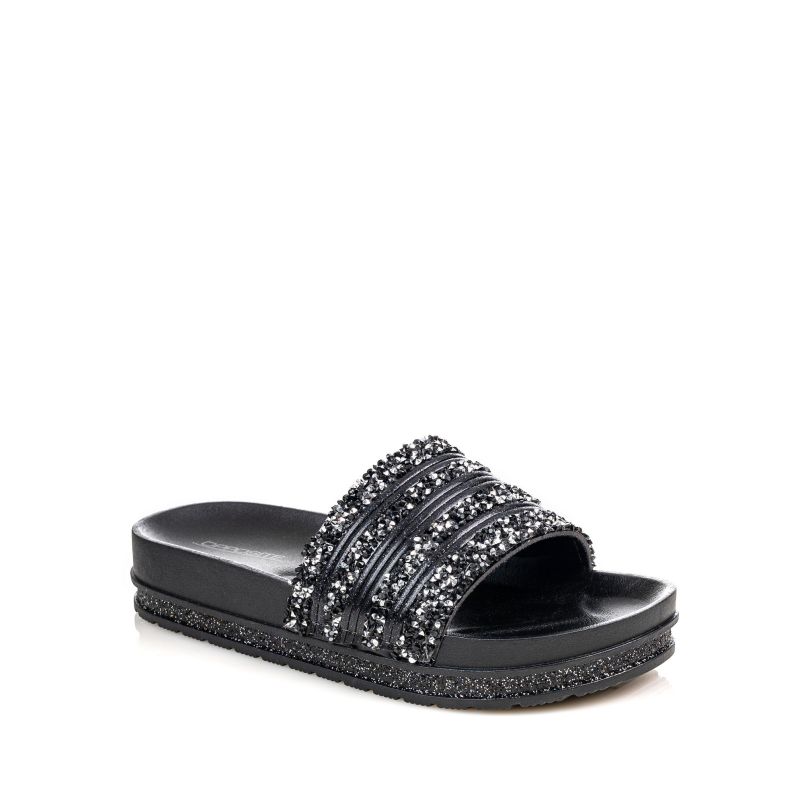 OPPOSITE Papuče lp065712 blk W - LP065712 BLK