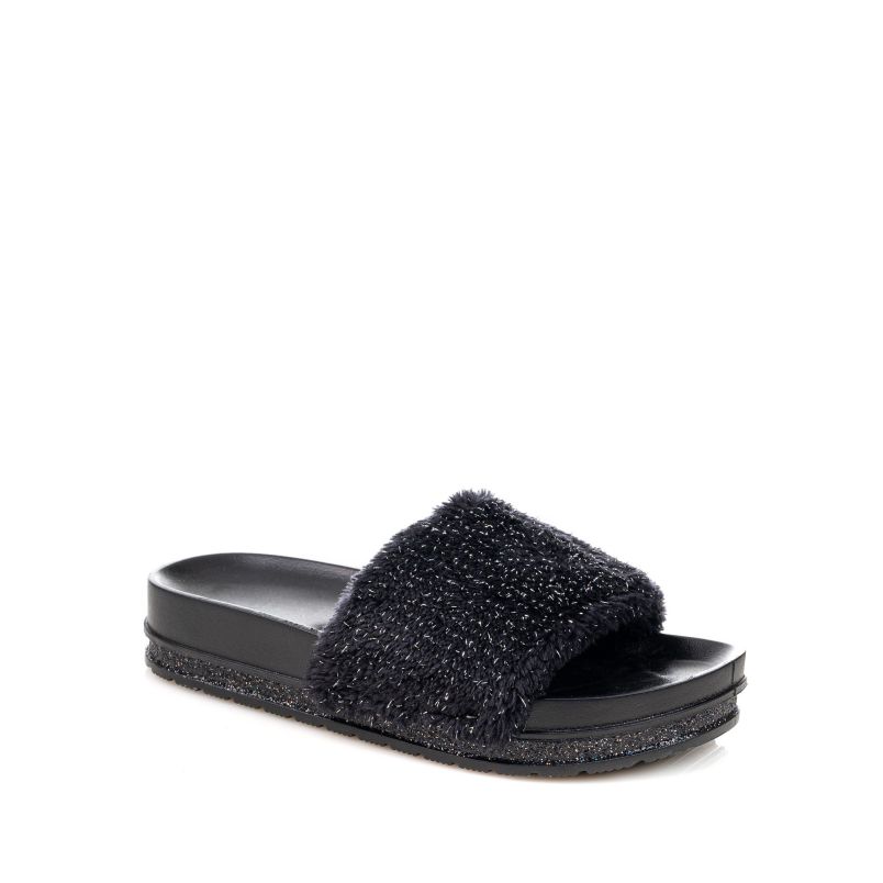 OPPOSITE Papuče lp065715 blk W - LP065715 BLK