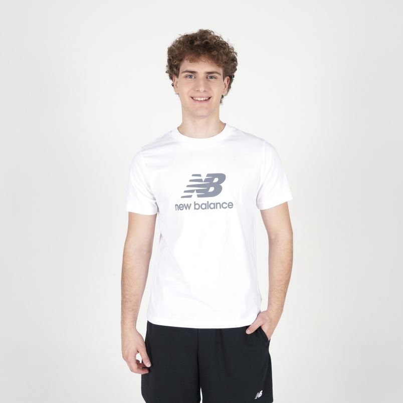 NEW BALANCE Majica kratak rukav sport essentials logo t-shirt M - MT41502-WT#L