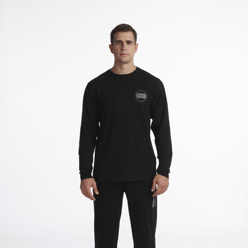 SLAZENGER Majica dug rukav heritage long t-shirt M - SLA243M802-01