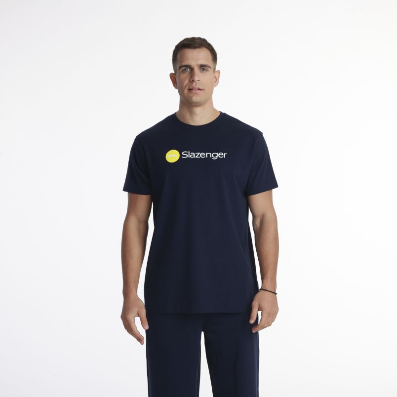 SLAZENGER Majica kratak rukav logo t shirt M - SLA251M801-02