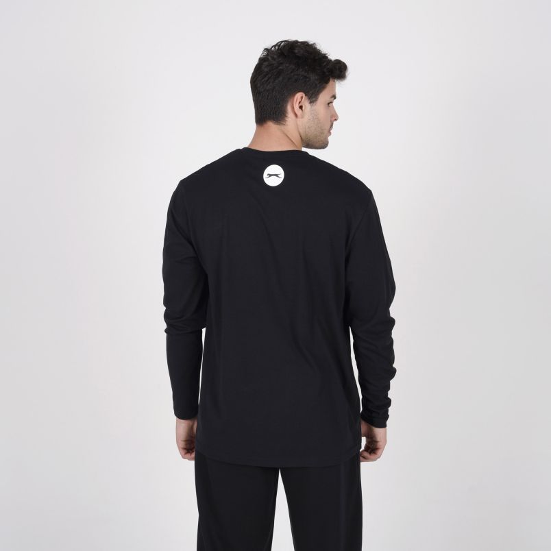 SLAZENGER Majica dug rukav classic long sleeve t-shirt M - SLA253M803-01#S