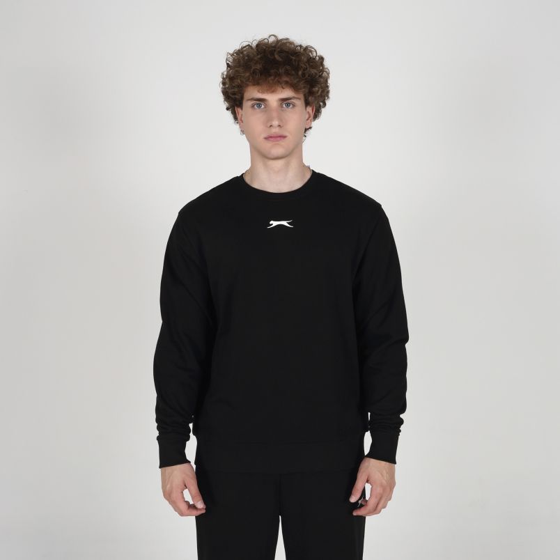 SLAZENGER Duks jacquard crewneck M - SLA263M601-01#XXL
