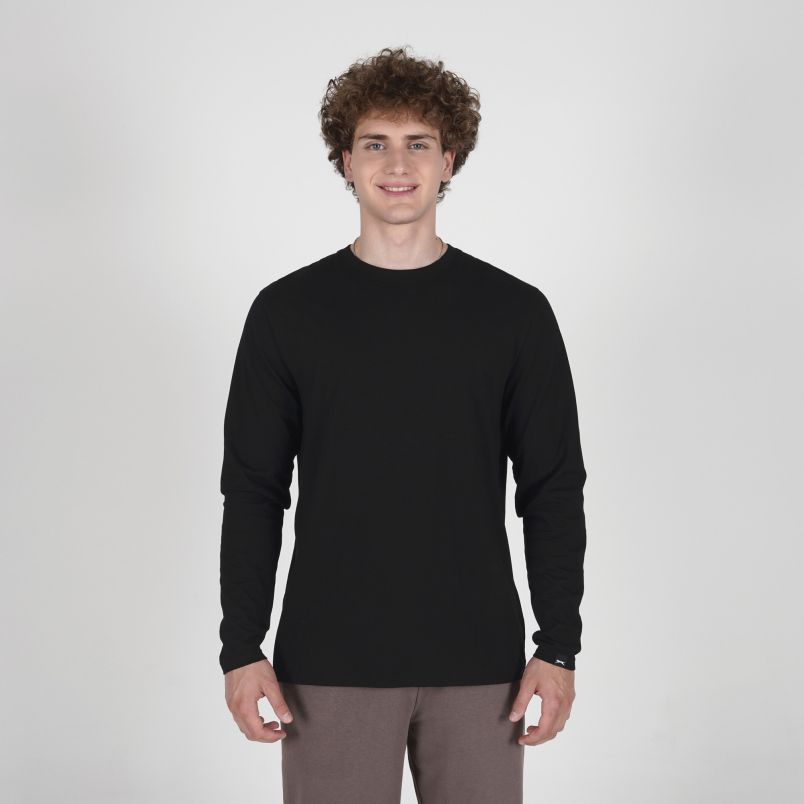 SLAZENGER Majica dug rukav basic long sleeve t-shirt M - SLA263M803-01#XXL