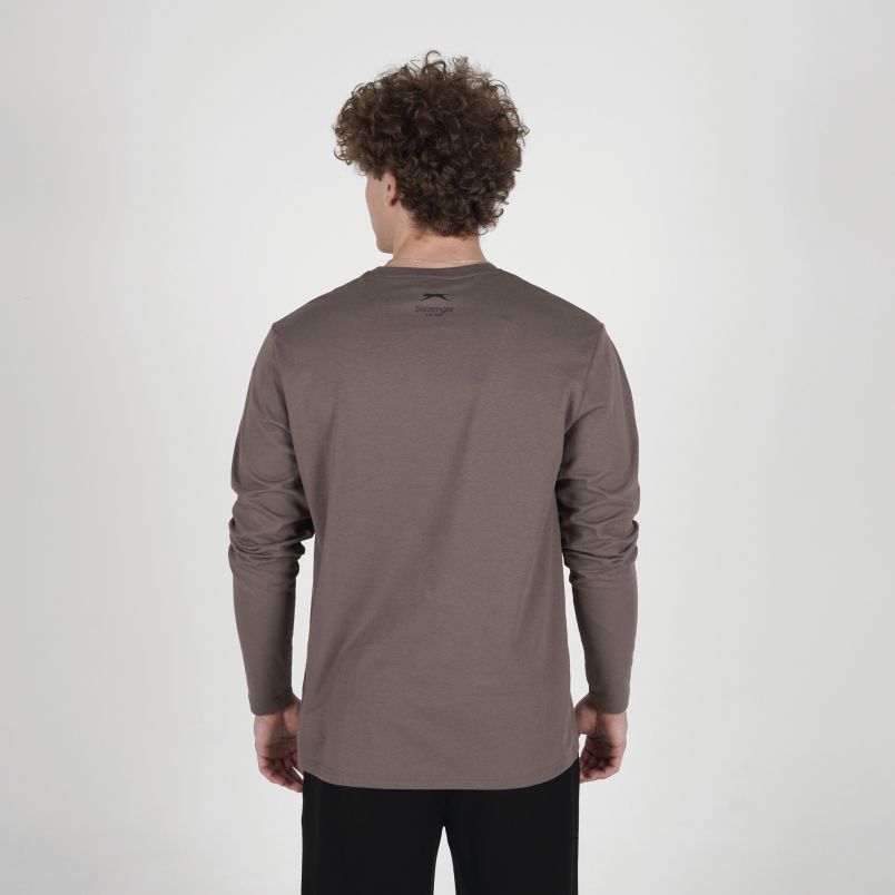 SLAZENGER Majica dug rukav basic long sleeve t-shirt M - SLA263M803-36#XXL