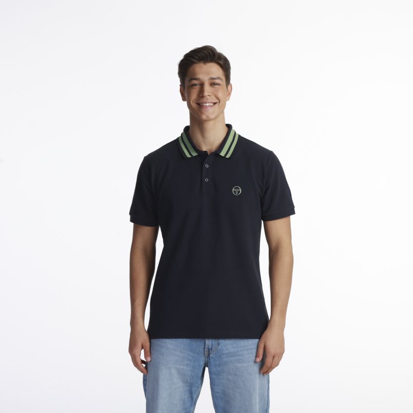 SERGIO TACCHINI Majica kratak rukav polo stripe polo M - STA251M703-02
