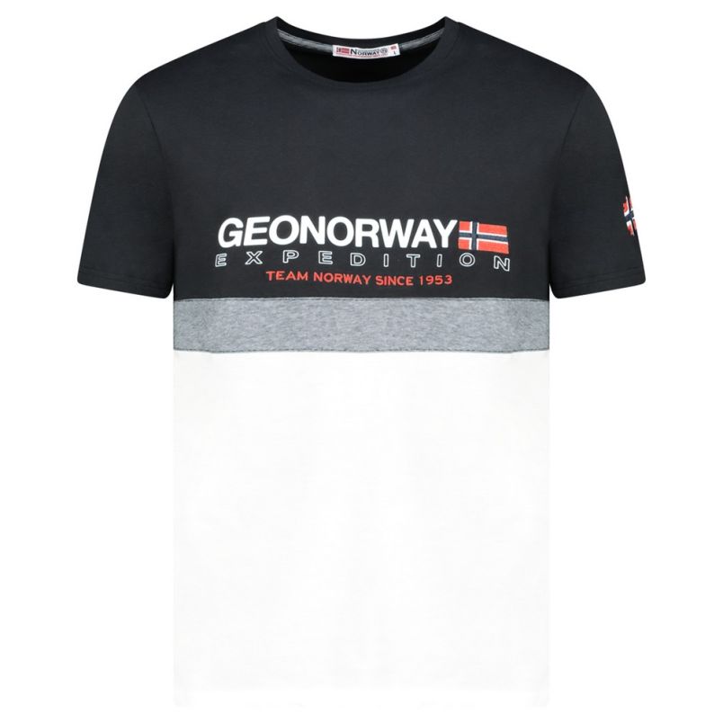 GEOGRAPHICAL NORWAY Majica kratak rukav jdouble db black men 254  M - SY9735H-GN