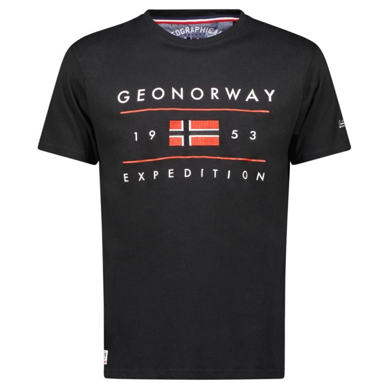 GEOGRAPHICAL NORWAY Majica kratak rukav jezolo db black men 254 M - SY9739H-GN